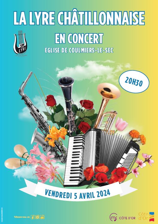 Concert de la Lyre Châtillonaise le 05 Avril 2024